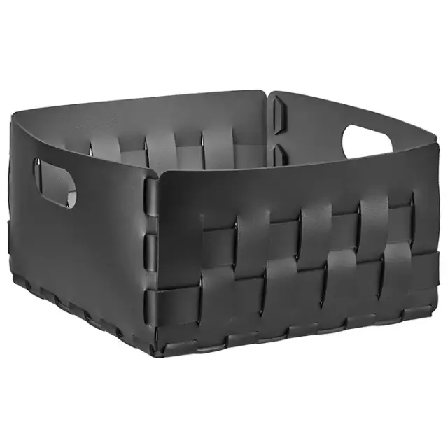 ADJ Корзинка Bottega, 35x35xH20 см., цвет: черный/серый