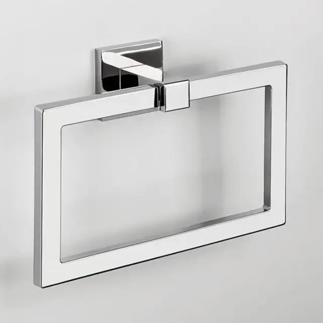 Colombo Basic Q Полотенцедержатель кольцо, цвет: хром