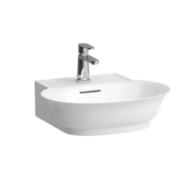 Laufen New Classic Раковина-мини 50х45х17 см, 1 отв., накладная, с переливом, цвет: белый матовый