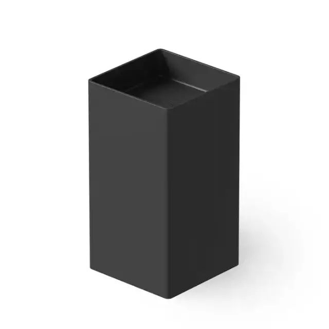 Dea Design Pedestal Basin Раковина 40х40х85см., напольная, без отв., Solid Surface, цвет: Black №16