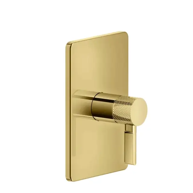 Gessi Inciso Смесителя для ванны, встраиваемый, на 1 источник, внешняя часть, цвет: золото