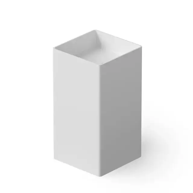 Dea Design Pedestal Basin Раковина 40х40х85см., напольная, без отв., Solid Surface, цвет: White №18