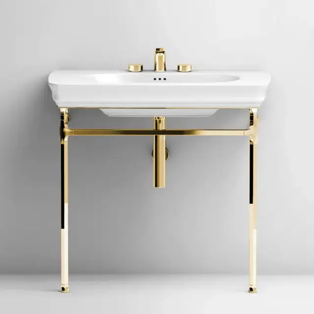 Artceram Civitas Металическая структура Quadra 76х44хh80,5см, напольная, цвет: золото