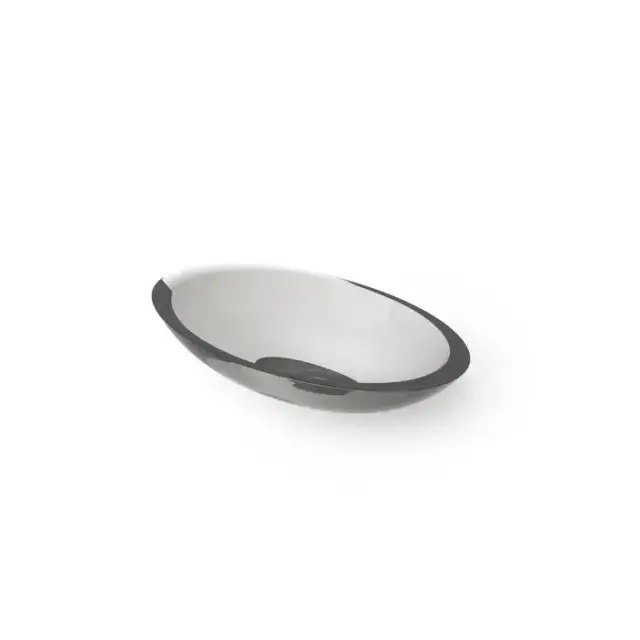 Dea Design Washbasins Раковина 60х35х10.5см., накладная, без отв., Glasstech, прозрачная смола, цвет: Smoky Black R4