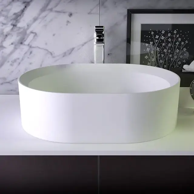 KNIEF Glow Раковина 55х40х15 см, без отв., накладная, без перелива, цвет: белый матовый