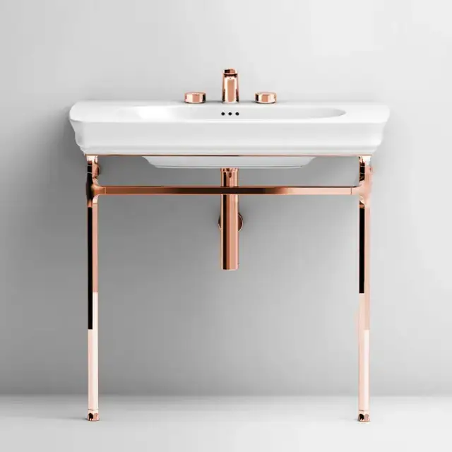 Artceram Civitas Металическая структура Quadra 76х44хh80,5см, напольная, цвет: розовое золото