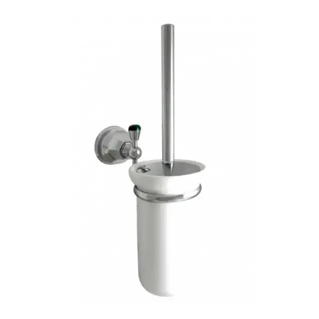 Nicolazzi Teide Chic Ершик для унитаза, украшеный камнем, подвесной, цвет: хром