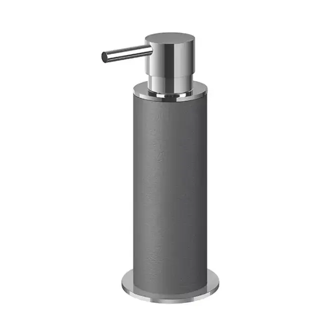 ADJ Диспенсер для жидкого мыла, D7xH19см., цвет: chrome/серый