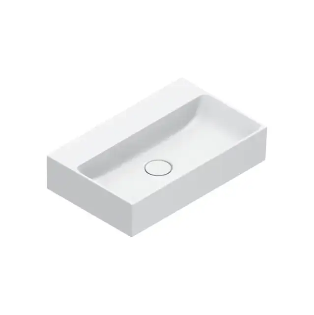 Catalano Premium Раковина 55х35см, подвесная, без отв., цвет: белый глянцевый