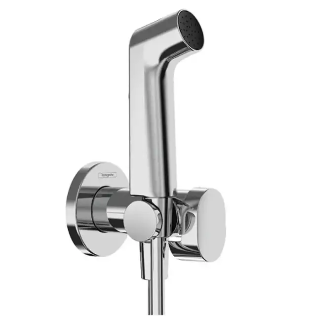 Hansgrohe Bidette E Гигиенический душ со смесителем, держатель, цвет: хром