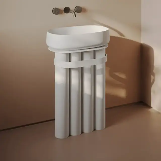 Artceram Church Тумба с раковиной 71х53х34см., напольная, цвет: белый матовый