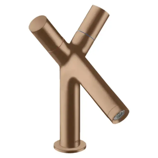 Axor Starck Cмеситель для раковины 80, на 1 отв., с донным клапаном, цвет: шлифованное красное золото