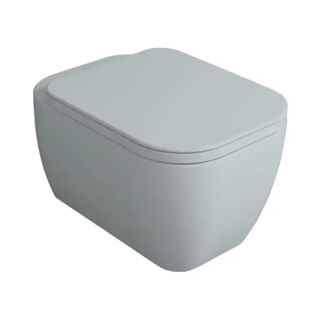 Simas Henges Унитаз подвесной 38х55см.,безободковый, цвет: tela matt