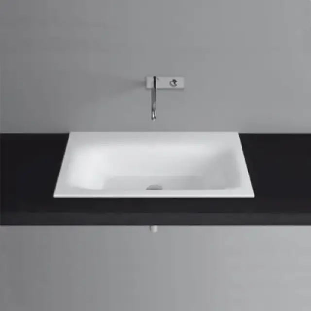 Bette Lux Раковина 80х49.5х12 см, без отв., сталь, цвет: белый