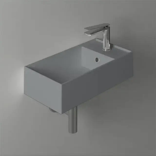 Simas Agile Раковина подвесная 40х20 см, Dx, с 1 отв.,  цвет: Cemento matt