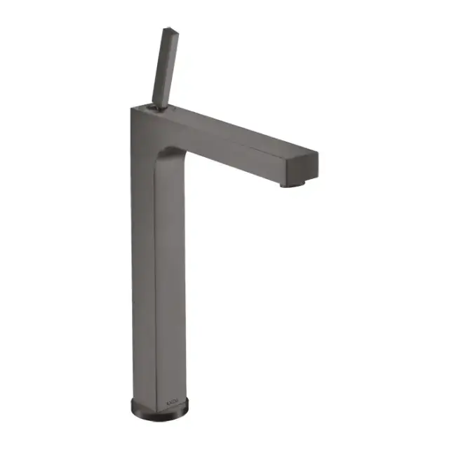 Axor Citterio Смеситель для раковины 280, на 1 отв., с донным клапаном, высокий, цвет: шлифованный черный хром