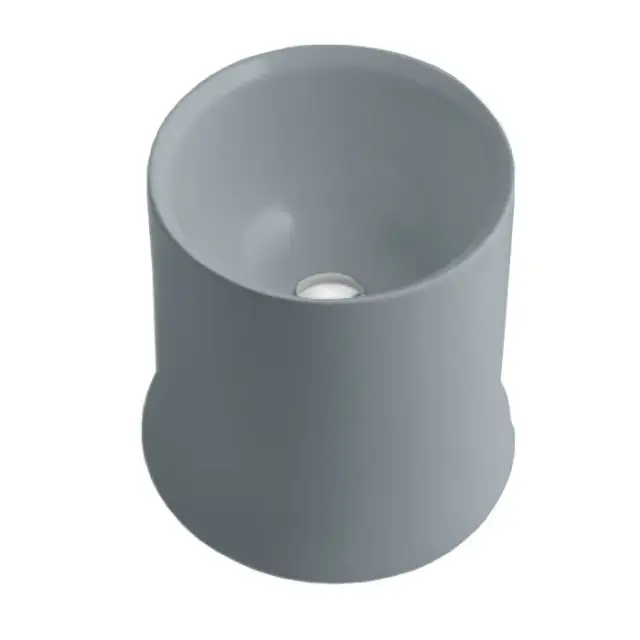 Simas Sharp раковина накладная высокая , d42см h 44 см, без отв., цвет: cemento matt