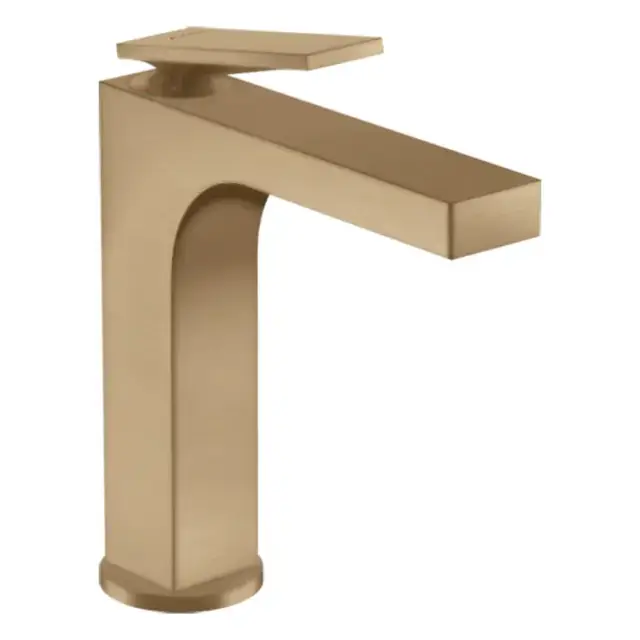 Axor Citterio Смеситель для раковины 160, на 1 отв., с донным клапаном, цвет: шлифованная бронза