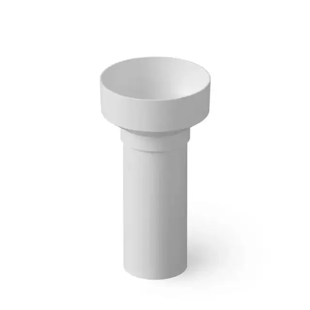 Dea Design Pedestal Basin Раковина 48х48х90см., напольная, без отв., Solid Surface, цвет: White №18