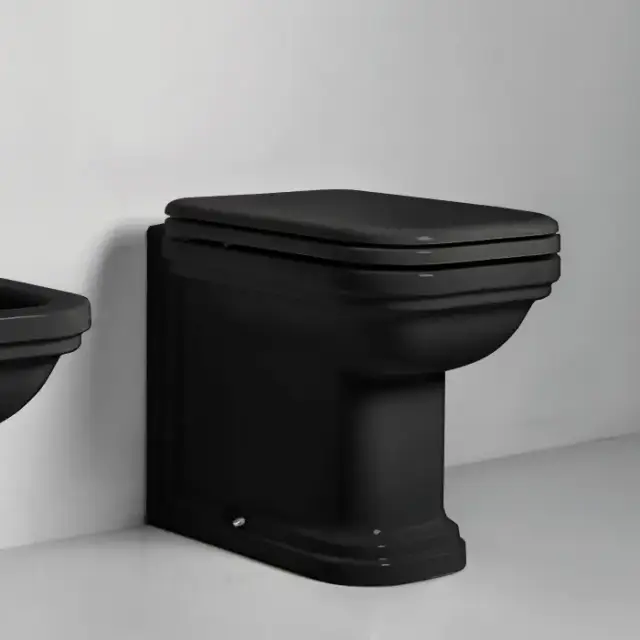 Kerasan Waldorf Унитаз напольный пристенный 55х37см, цвет: черный