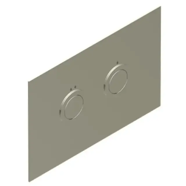 THG Клавиша смыва для унитаза, двойная, для инсталляций TECE, цвет: Matt Nickel