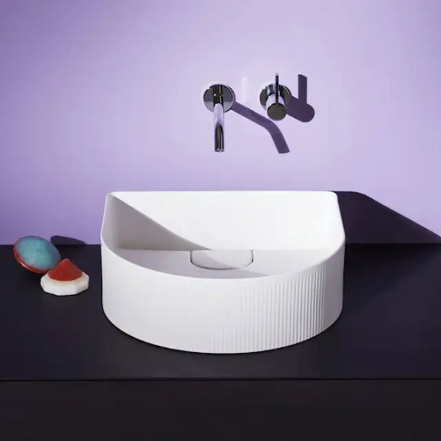 Laufen Sonar Раковина 41x36.5х13см., накладная, без отв., без перелива, с текстурой, цвет: белый глянцевый