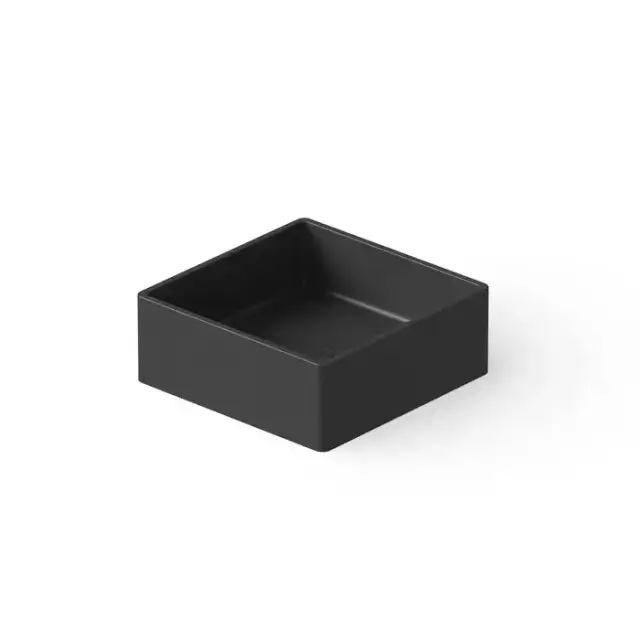 Dea Design Washbasins Раковина 40х40х15см., накладная, без отв., Solid Surface, цвет: Black №16