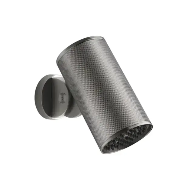 Gessi 316 Diamantato Верхний душ &Oslash;7.9см., с настенным креплением, тропический ливень, цвет: Steel Brushed