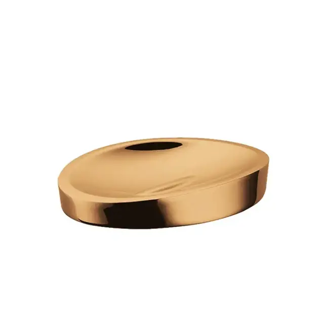 Colombo Plus Мыльница металлическая, настольная, цвет: PVD vintage