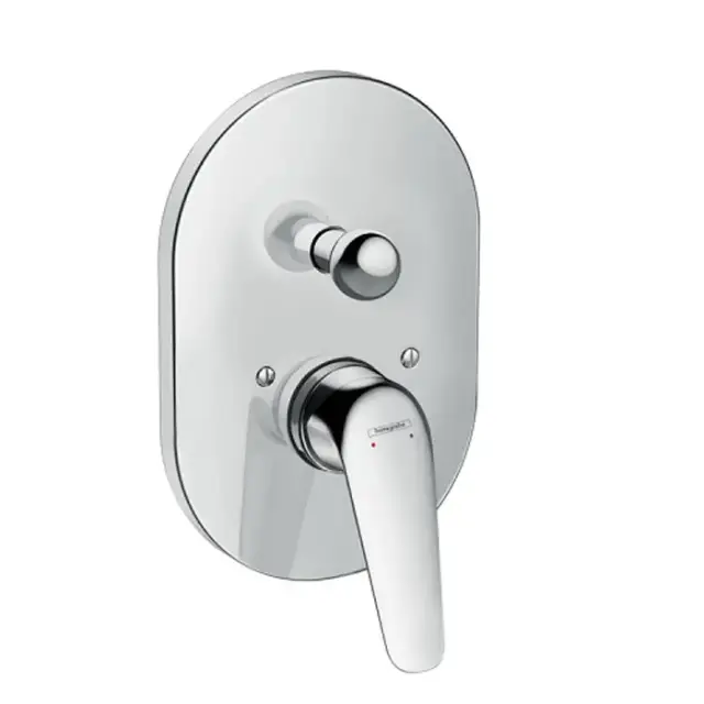 Hansgrohe Novus Однорычажный смеситель для ванны, скрытый монтаж,  внешняя часть, цвет: хром