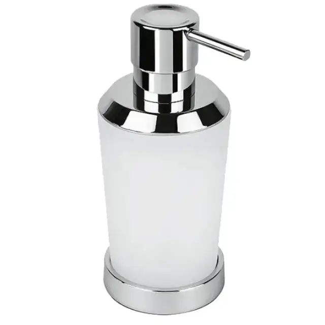 Colombo Road Дозатор для жидкого мыла, настольный, цвет: хром/матовое стекло