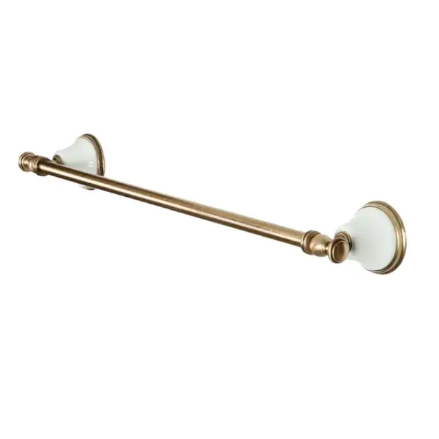 TW Harmony 011, полотенцедержатель 58см, подвесной, цвет: белый/бронза