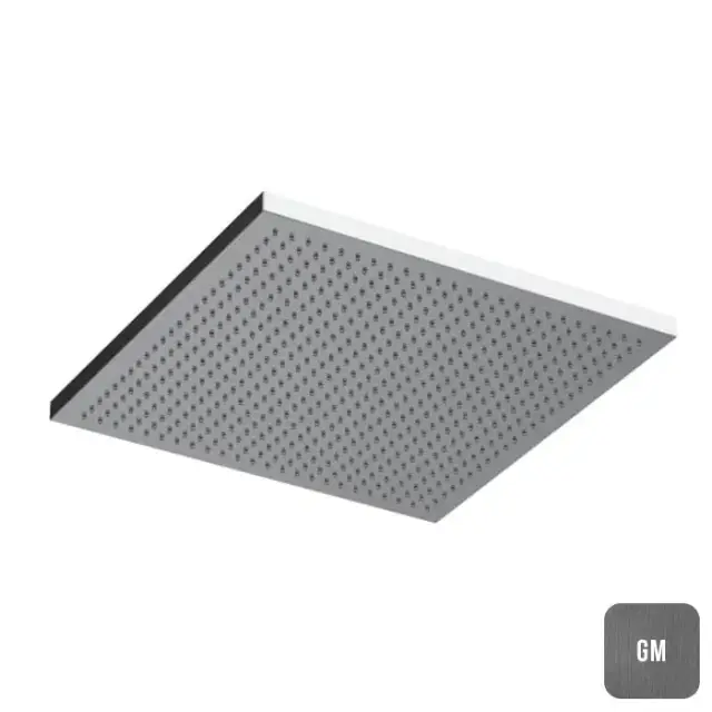 Almar Velvet Rain Верхний душ 300х300 мм (без держателя), отделка Gun Metal Brushed PVD