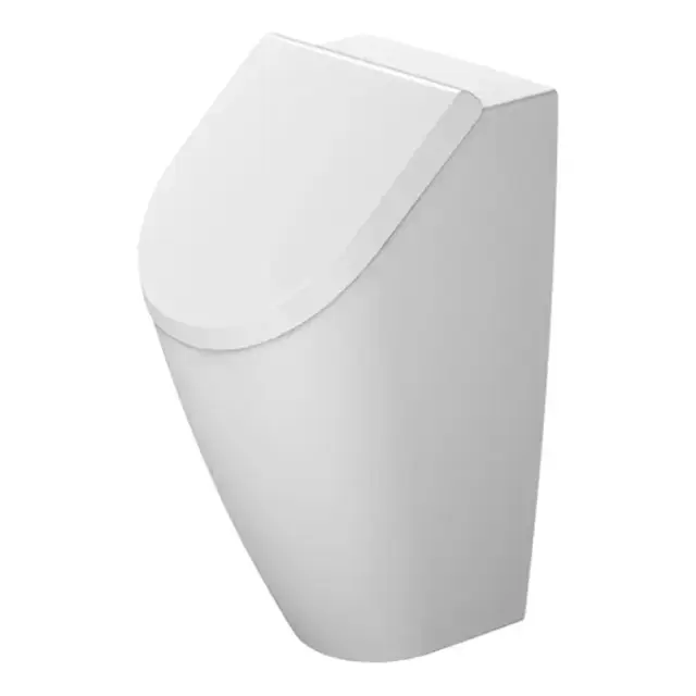 Duravit ME by Starck Dry Писсуар Duravit Rimless&reg; 0,5 л без смывного края, подача воды сзади, вкл. Крепеж, Цвет: белый
