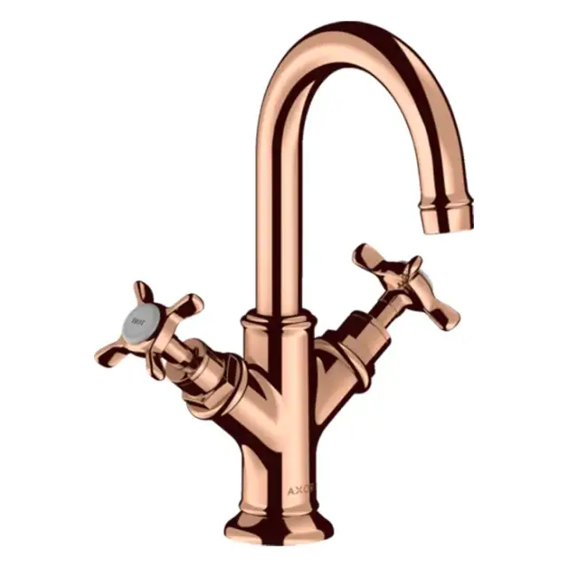 Axor Montreux Смеситель для раковины 160, на 1 отв., с донным клапаном, цвет: полированное красное золото