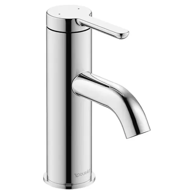 Duravit C.1 Смеситель для раковины, 1 отв., излив 91мм, цвет: хром