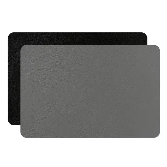 ADJ Плейсмат для рабочего стола, 48x65 см., цвет: черный/серый