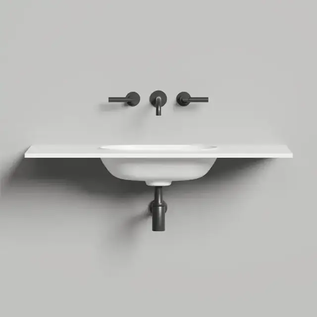 Salini Onda Plus Essentials Раковина 100х50х14см., подвесная, 1 отв., цвет: белый матовый