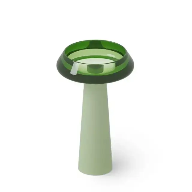 Dea Design Pedestal Basin Раковина 54.5x54.5х90см., напольная, без отв., Glasstech, прозрачная смола, цвет: Emerald R3