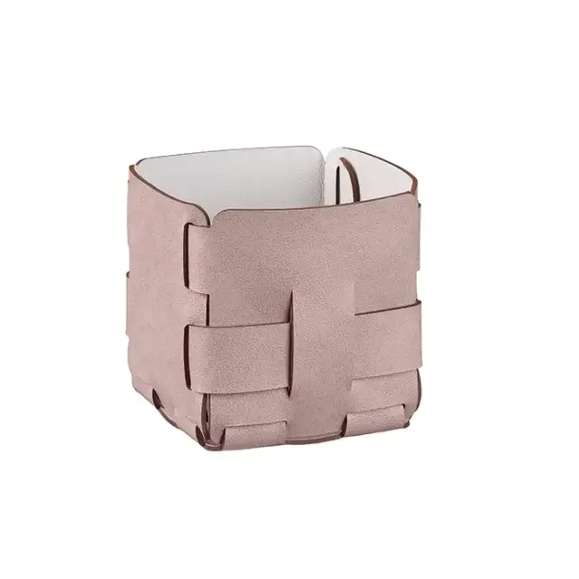 Colombo Adj Корзинка Mini Bottega, 12x12H13 см , цвет: пепельная роза/устричный