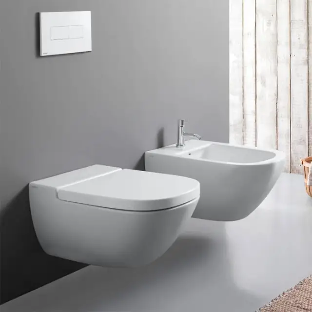 Globo Stockholm Унитаз подвесной 51х37см, с системой скрытого крепежа, цвет: белый