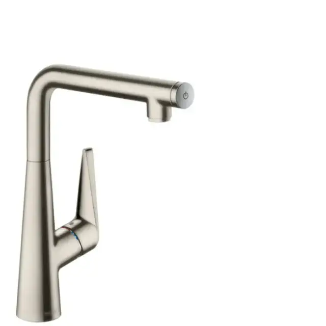 Hansgrohe Talis M51 Смеситель  для кухни на 1 отв, поворотный излив: 18.5см с вытяжным душем, 2jet, h:15.2см, цвет: нержавейка