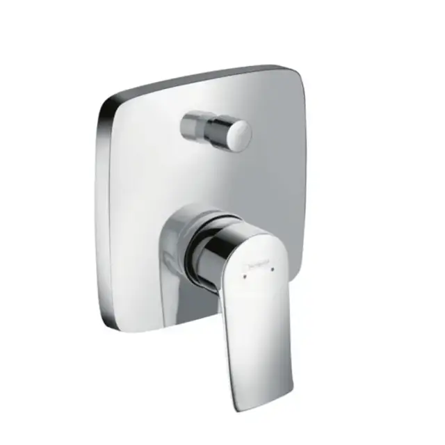 Hansgrohe Metris Смеситель для ванны, однорычажный, встраиваемый, внешняя часть, цвет: хром