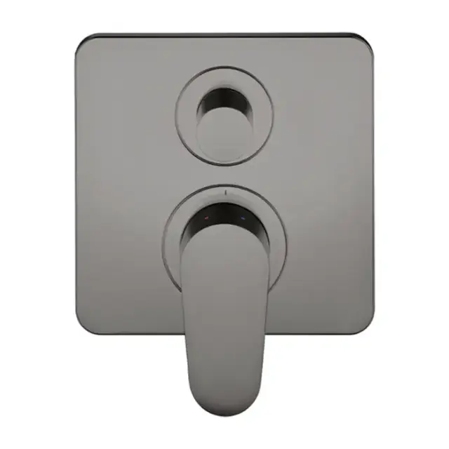 Axor Citterio M Смеситель для ванны, встраиваемый, с переключателем на 2 потока, цвет: полированный черный хром