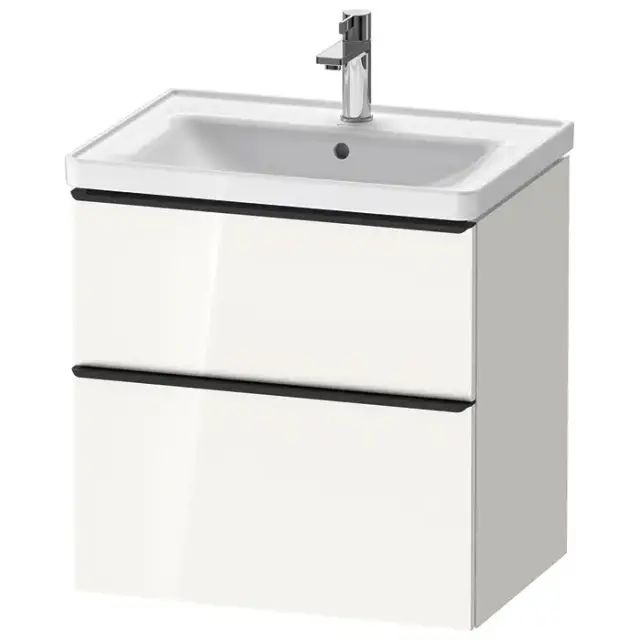 Duravit D-Neo Тумбочка подвесная 63.4x45.2х62.5см., раковина, 1 ящик, цвет: белый высокоглянцевый