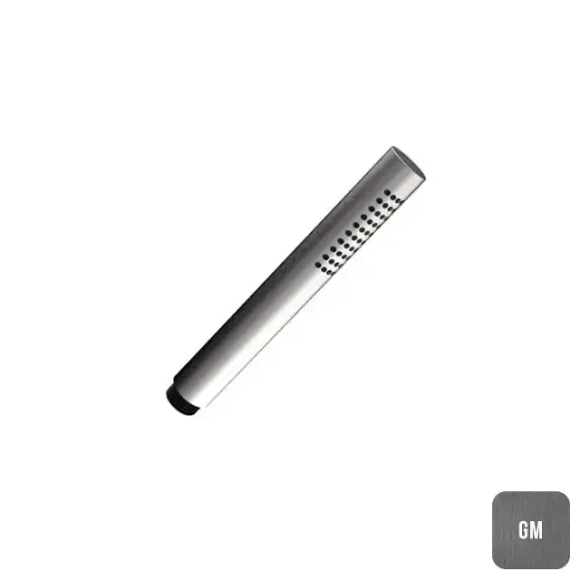 Almar Лейка душевая ручная EasySteel с одним типом струи, цвет: Gun Metal Brushed PVD