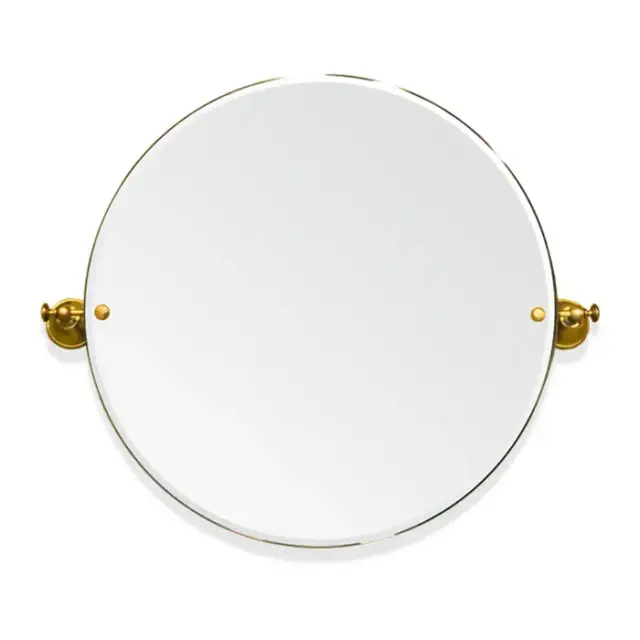 TW Harmony 023, вращающееся зеркало круглое 69х60см, цвет: держателя: золото