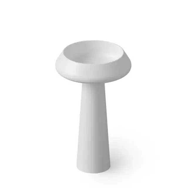 Dea Design Pedestal Basin Раковина 54.5x54.5х90см., напольная, без отв., Solid Surface, цвет: White №18