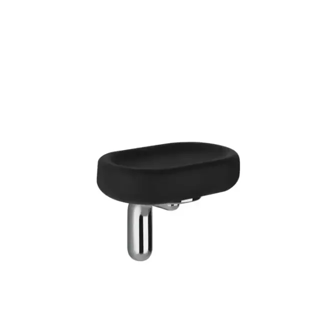 Gessi Goccia Мыльница подвесная, цвет: хром/черный