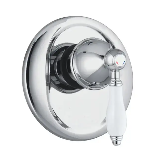 Fima Carlo Frattini Herend F5409X1CR Однорычажный смеситель для ванны и душа, на 1 источник, встраиваемый, цвет: хром